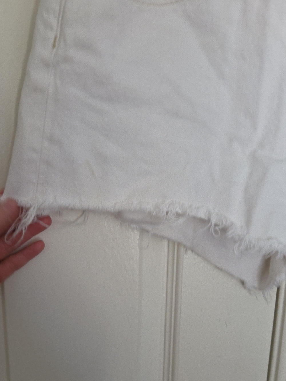 Agolde Parmer High Waist Shorts In Dough Size 27 - Picture 9 of 10
